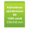 Kalendarze spiralowane B4 1000 sztuk