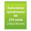 Kalendarze spiralowane B4  250 sztuk