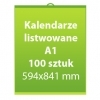 Kalendarze listwowane A1  100 sztuk