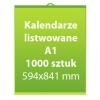 Kalendarze listwowane A1 1000 sztuk