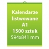 Kalendarze listwowane A1 1500 sztuk