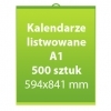 Kalendarze listwowane A1  500 sztuk