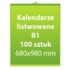 Kalendarze listwowane B1  100 sztuk