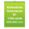 Kalendarze listwowane B1 1500 sztuk