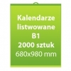 Kalendarze listwowane B1 2000 sztuk