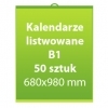 Kalendarze listwowane B1   50 sztuk