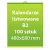 Kalendarze listwowane B2  100 sztuk