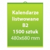 Kalendarze listwowane B2 1500 sztuk