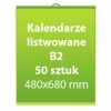 Kalendarze listwowane B2   50 sztuk
