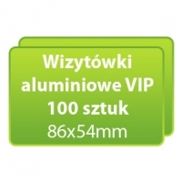 Wizytówka aluminiowa to z pewnością jeden z naszych sztandarowych produktów. Do niedawna byliśmy jedyną firmą na rynku Polskim oferującą ten niespotykany a zarazem elegancki rodzaj druku. Technologia wykorzystywana przez nas do wykonania wizytówek aluminiowych pozwala na druk o wysokiej jakości fotograficznej w pełnej kolorystyce CMYK. Podkładem druku jest blaszka wykonana z wysokiej jakości materiału aluminiowego. Występuje w wersji srebrnej oraz złotej.
 


FORMAT:
85x55mm
 								 


PODŁOŻE:
ALUMINIUM 

 								 

 
KOLOR:
4+0 (JEDNOSTRONNIE)

RODZAJ DRUKU:
TERMO - SUB. 
&nbsp;


 							NAKŁAD:
100 SZTUK

OPCJE PRZESYŁKI:

ODBIÓR OSOBISTY:
0.00 zł

PRZESYŁKA KURIERSKA:
22.00 zł

Wszystkie ceny produktów są cenami brutto i zawierają 23% podatku vat.




Jeśli chcesz samodzielnie stworzyć projekt graficzny&nbsp;pobierz makietę by wykonać go poprawnie i uniknąć niepotrzebnych błędów.


&nbsp; &nbsp; &nbsp;&nbsp; &nbsp; &nbsp;
&nbsp; &nbsp; &nbsp; &nbsp; &nbsp;&nbsp;