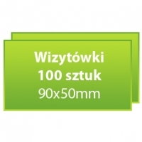 Wizytówki ekonomiczne 100 sztuk