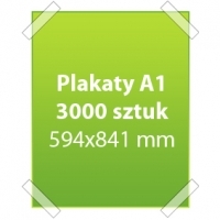 Plakaty A1  3000 sztuk