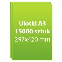 FORMAT:
297x420mm
 								 


PAPIER:
KREDA 135G

 								 

 
KOLOR:
4+4 (DWUSTRONNIE)

RODZAJ DRUKU:
OFFSETOWY 
&nbsp;


 							NAKŁAD:
15 000 SZTUK

OPCJE PRZESYŁKI:

ODBIÓR OSOBISTY:
0.00 zł

PRZESYŁKA KURIERSKA:
220.00 zł

Wszystkie ceny produktów są cenami brutto i zawierają 23% podatku vat.